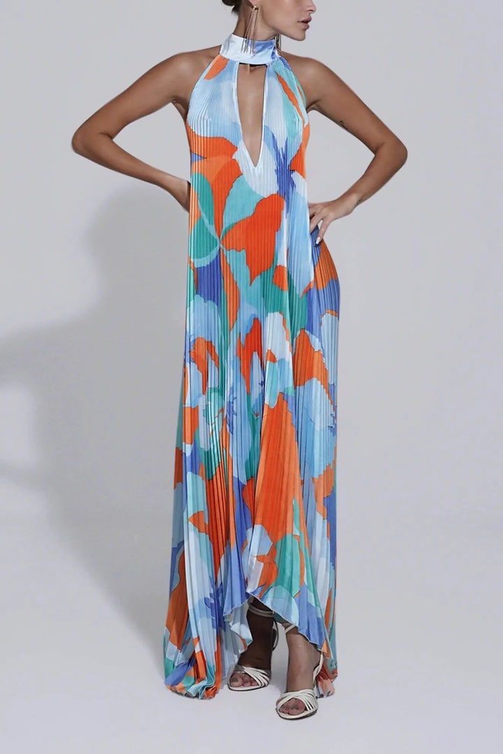 Violet™ | MAXI DRESS WITH NECKLINE