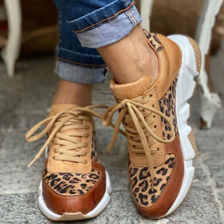 Livia™ | COMFORTABLE LEOPARD TRAINERS