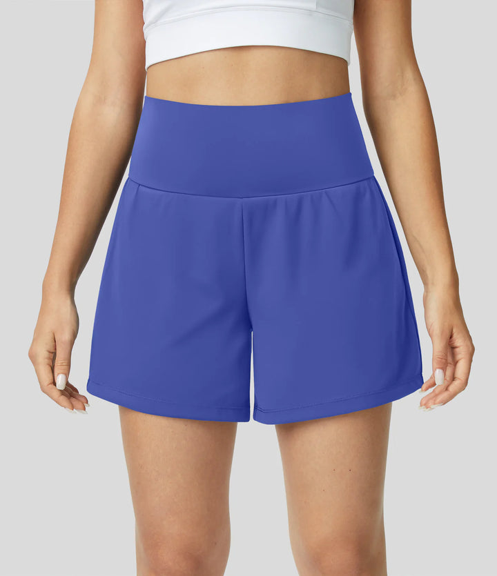 Mary™ | 2-IN-1 YOGA SHORTS WITH HIGH WAIST, BACK POCKET AND SIDE POCKET