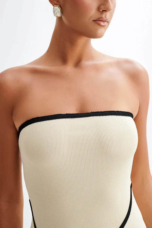 Rebecca™ | STRAPLESS KNIT MINI DRESS