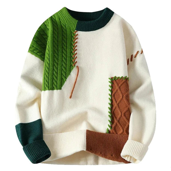 Neville™ | ARTISTIC PATCHWORK JUMPER