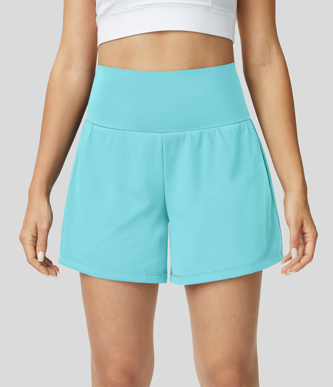 Mary™ | 2-IN-1 YOGA SHORTS WITH HIGH WAIST, BACK POCKET AND SIDE POCKET