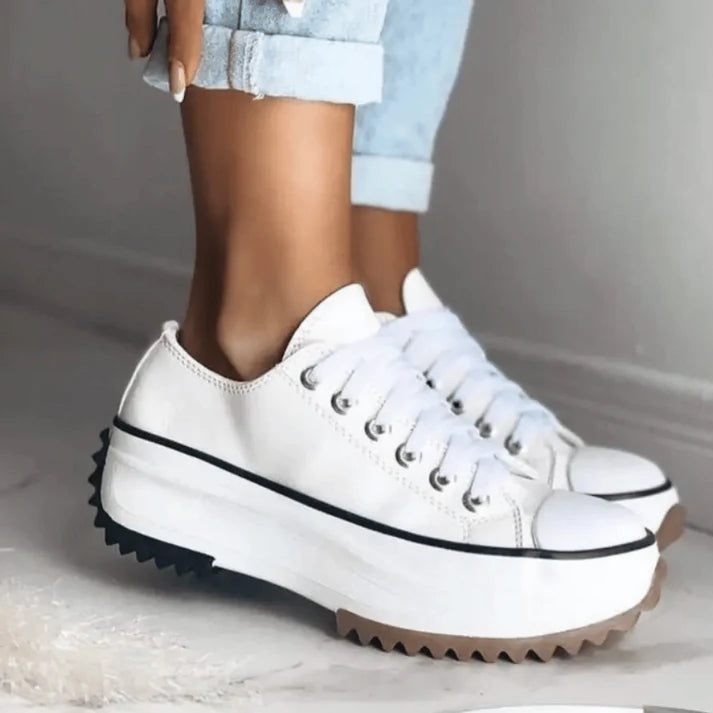 Angelique™ | LEATHER PLATFORM-SNEAKERS