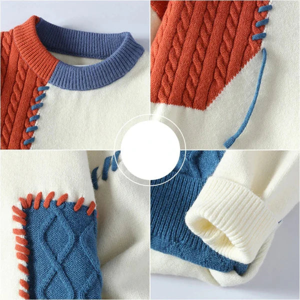 Neville™ | ARTISTIC PATCHWORK JUMPER