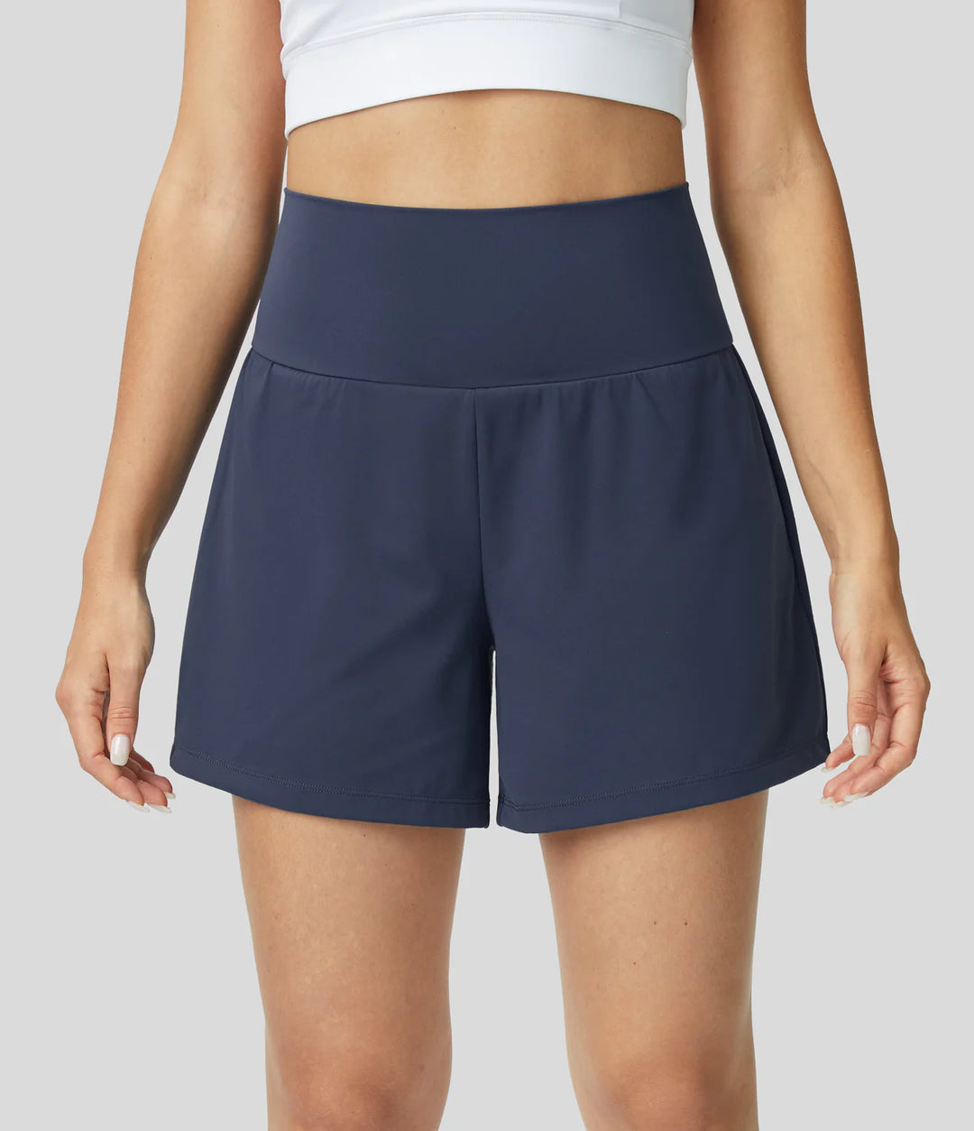 Mary™ | 2-IN-1 YOGA SHORTS WITH HIGH WAIST, BACK POCKET AND SIDE POCKET