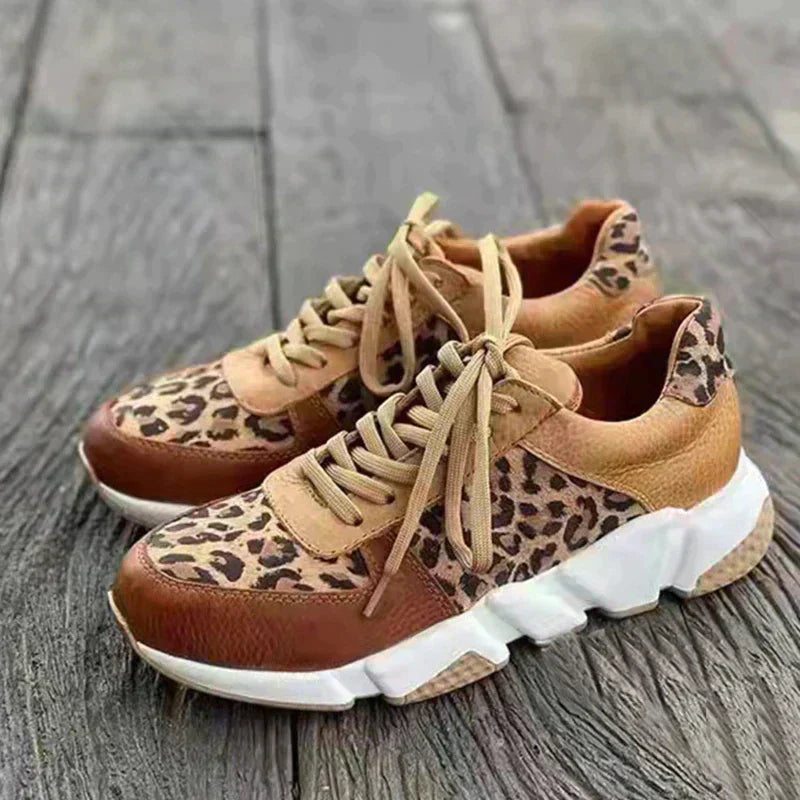 Livia™ | COMFORTABLE LEOPARD TRAINERS