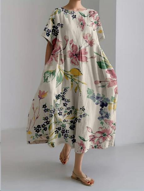 Ada™ | ELEGANT FLORAL MAXI DRESS