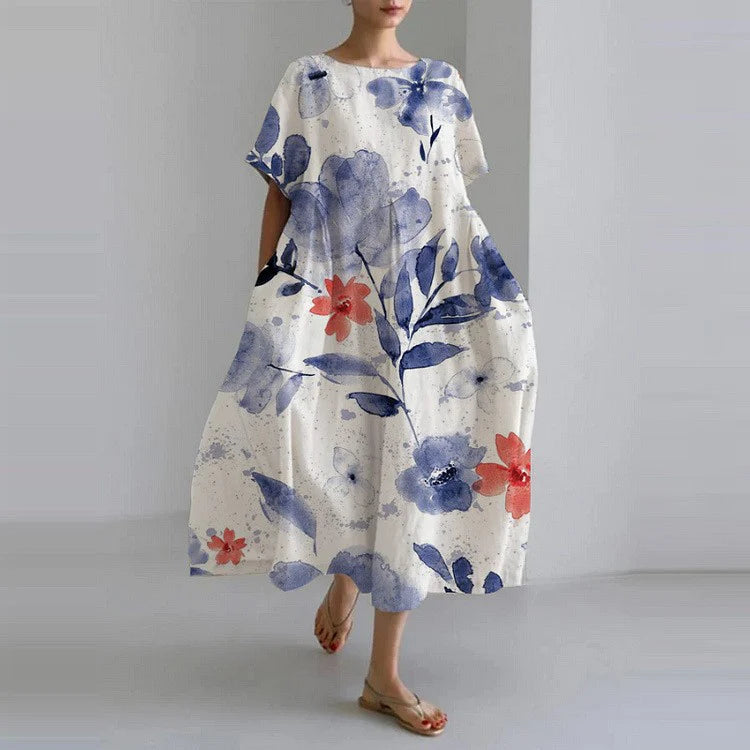 Ada™ | ELEGANT FLORAL MAXI DRESS