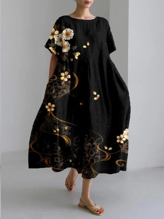 Ada™ | ELEGANT FLORAL MAXI DRESS