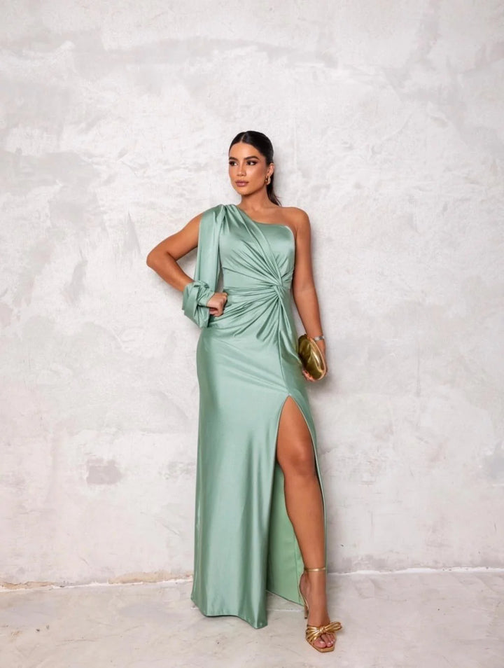 Harper™ | LUXURY SATIN EVENING DRESS