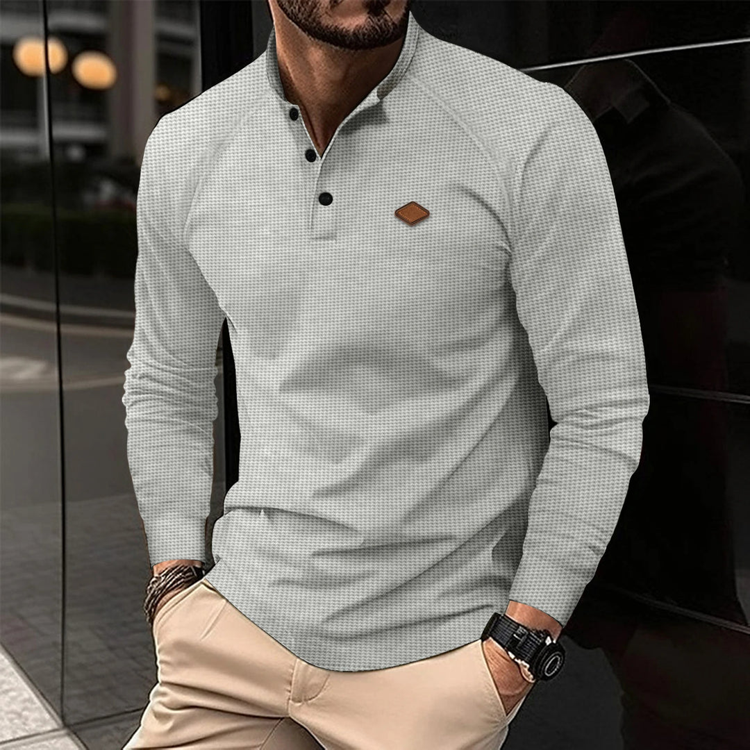 Curtis™ | STYLISH LONGSLEEVE POLO SHIRT