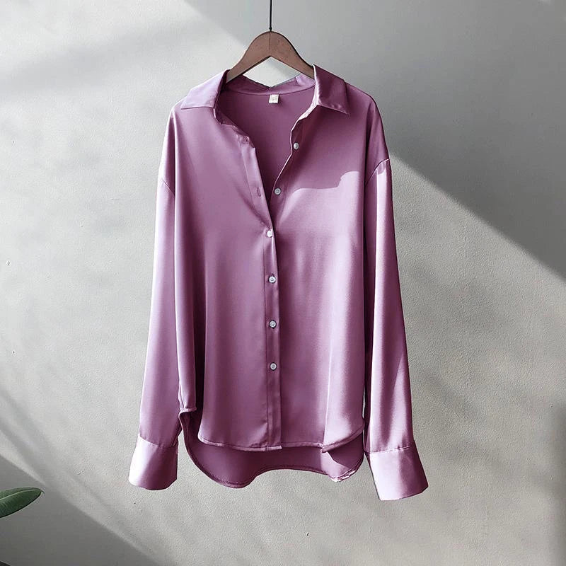 Giselle™ | CASUAL SATIN BLOUSE