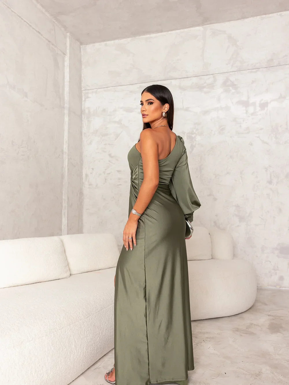 Harper™ | LUXURY SATIN EVENING DRESS